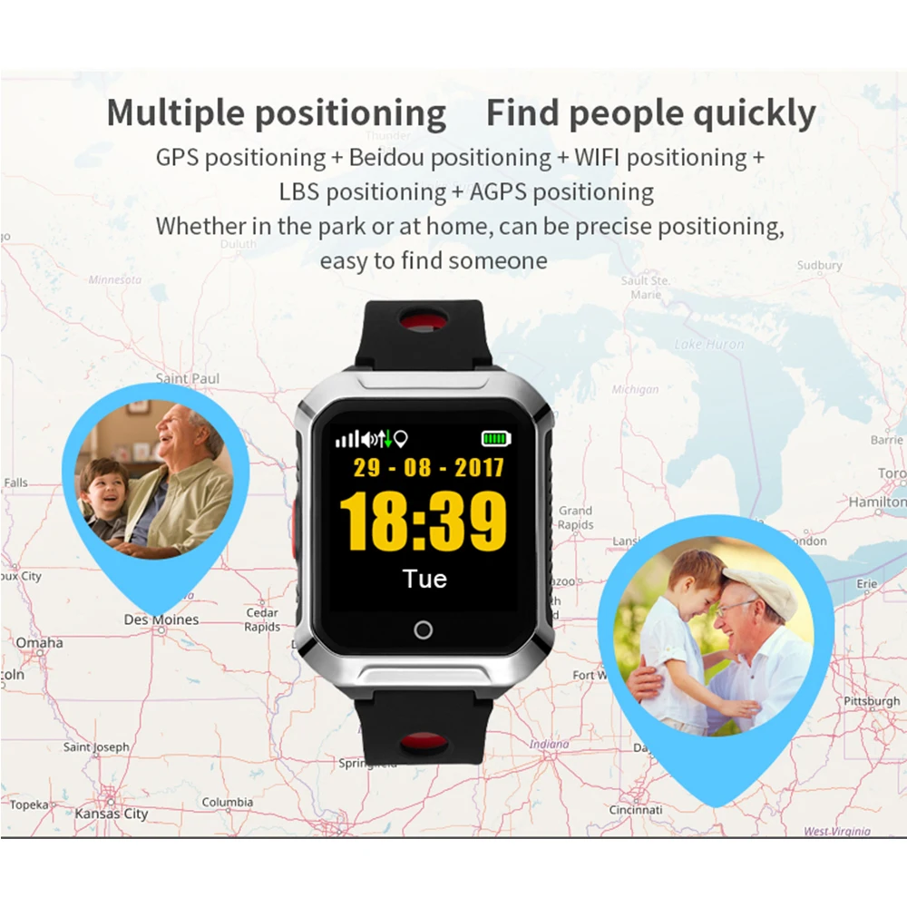 Mini Competitive Price Two Way Speaking Gps Watch Locator Elder Gps