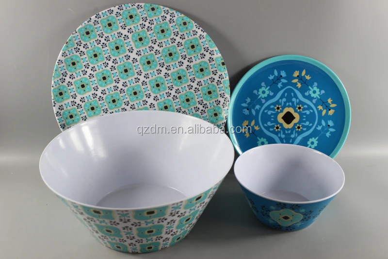 Factory supplies Melamine Salad Bowl And Plate Dishes Foodgarde