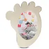 Rubysub MD-036 Factory Directly Handcraft Big Foot Shape Globulite MDF Photo Frame With Sublimation Aluminum Sheet