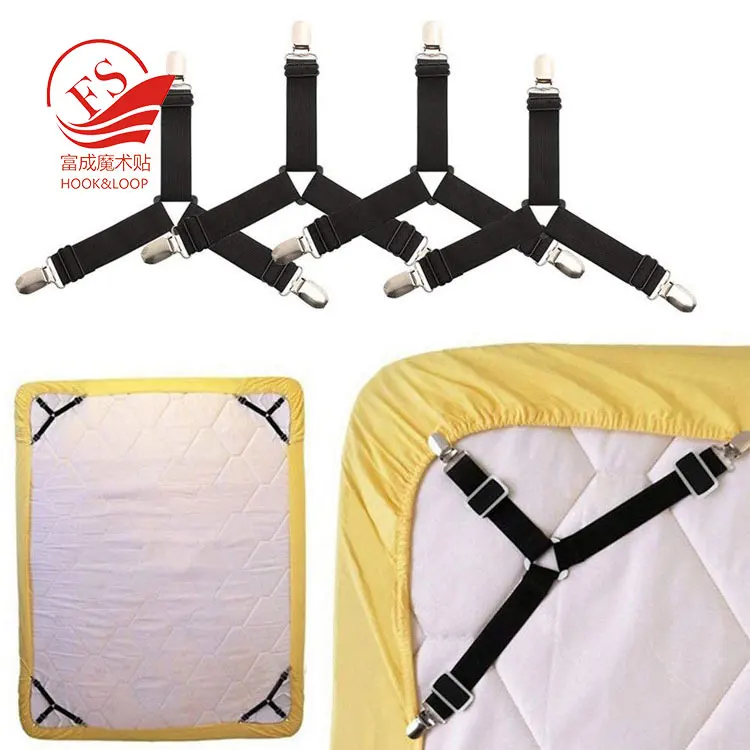 Good Quality Bed Sheet Corner Holder Elastic Bed Mattress Clip Strap