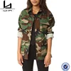 china top ten selling products embroidered leather stars camo jacket women