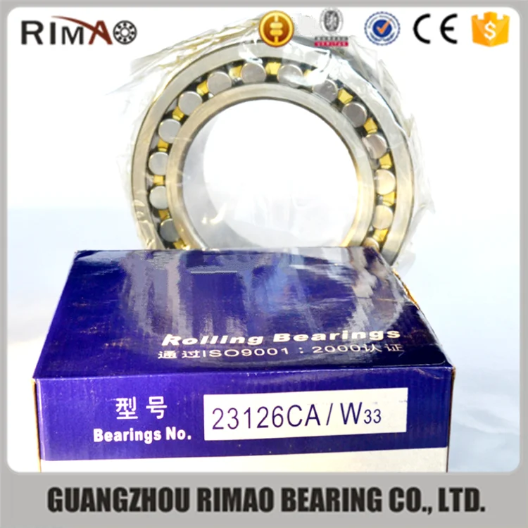 23126CA W33 Spherical roller bearing 23126 bearing