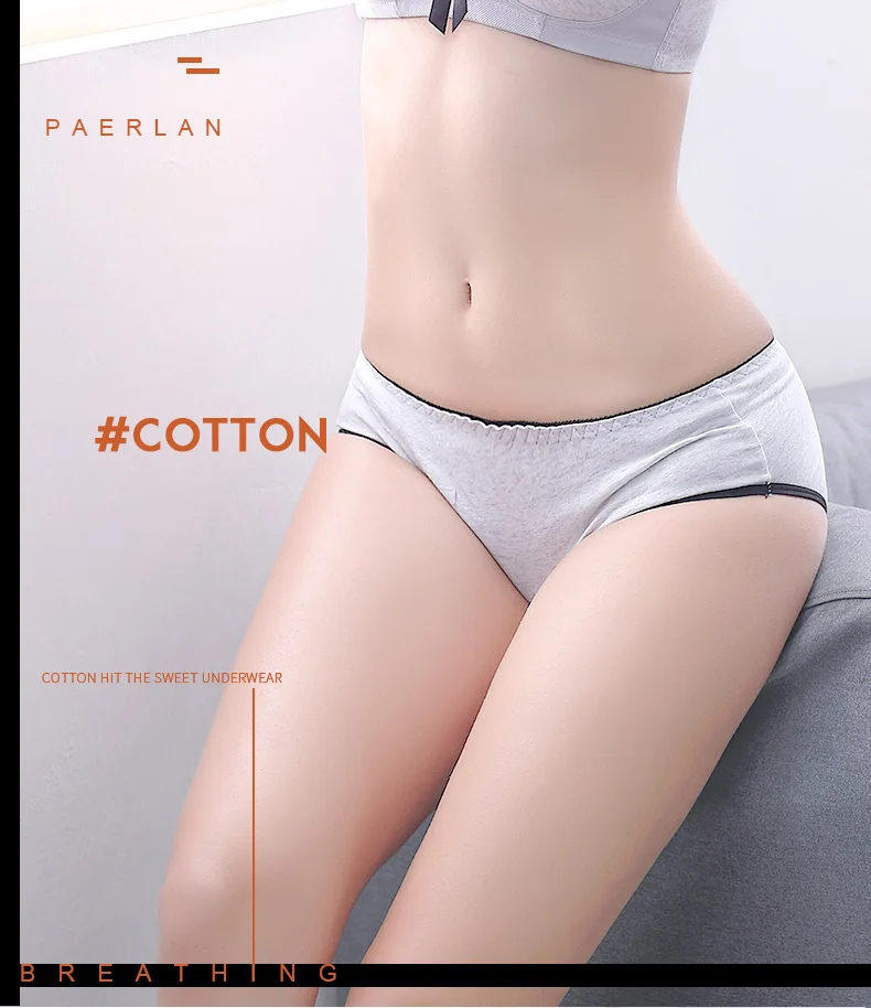 China Factory Supplier Girl Panty Stylish Good Quality Cotton Panty