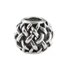 Big Hole Tibetan Silver Beads Metal Tibetan Silver Spacer Beads Silver Plated For Jewelry Making Charm Bracelets DIY