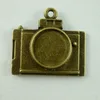 Top Sales Brass Cut Pendant Camera Charms Filigree Pendants