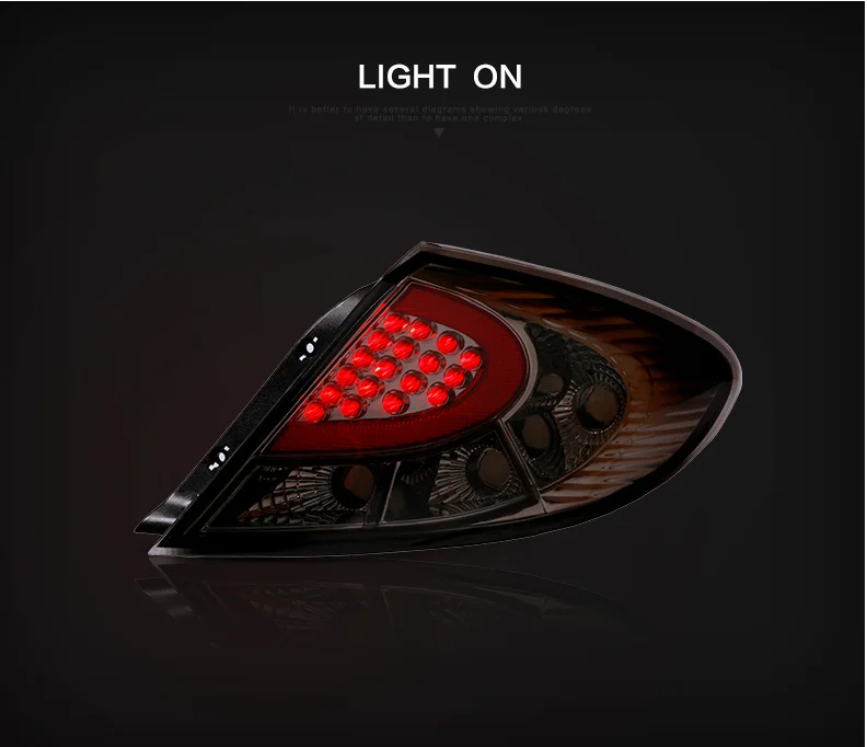 VLAND manufacturer for Car Tail light for GEN2 LED Taillamp for 2008 2009 2016 2017 2018 for GEN2 Tail lamp wholesale price