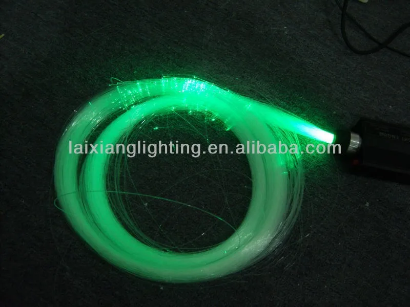 End fiber optic lighting cable side light optic fiber light led sparkle glow light source fiber optics car