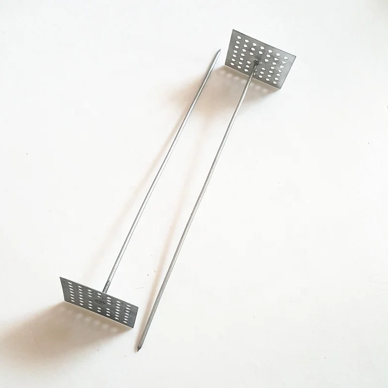 50*50mm Perforated Base Insulation Hangers With Round Clips For Hvac