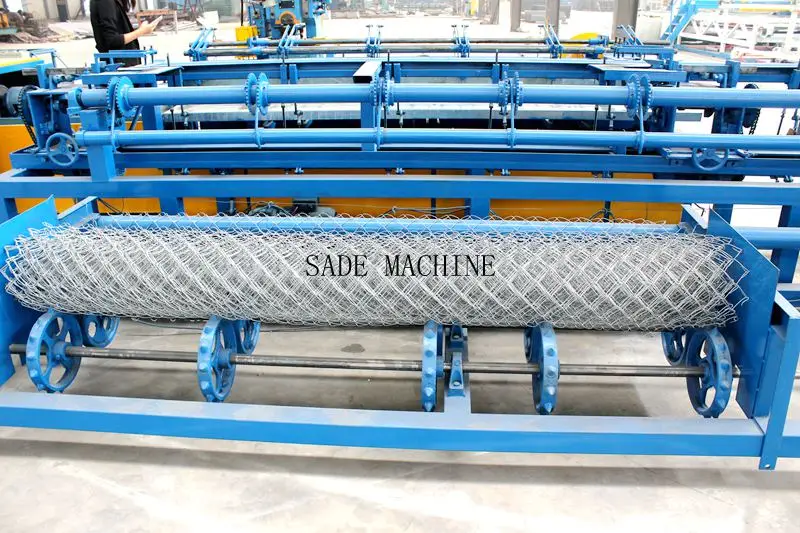 Automatic Industrial Wire Mesh Chain Link Fence Making Machine With Ce