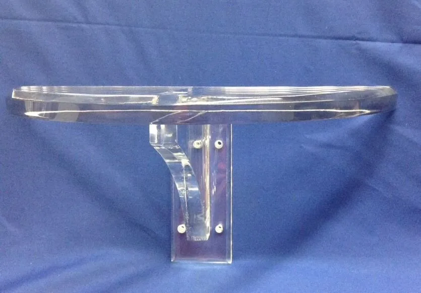 Clear Acrylic Lucite Plexiglass Wall Bracket Buy Acrylic Wall Product on