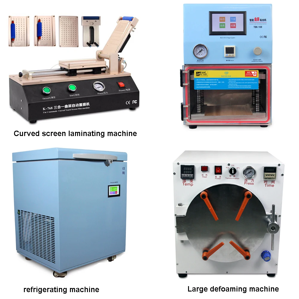No Bubble For Mobile Phone Glass Change 5 In 1 Vacuum Laminating