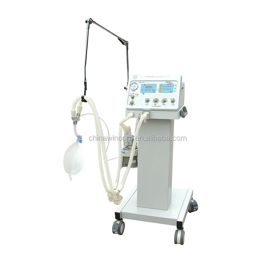 High Quality Movable Oxygen Medical Ventilator Equipment for ICU/Operating Room