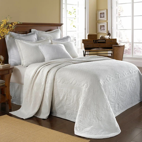 2017 New Design Grey Quilted Bedspread / Full Size Handmade Quilted