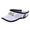 flat embroidered wide brim sport sun visor hat