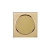 SOYI circular inner frame,custom outside rectangular border pattern panel one gang switch