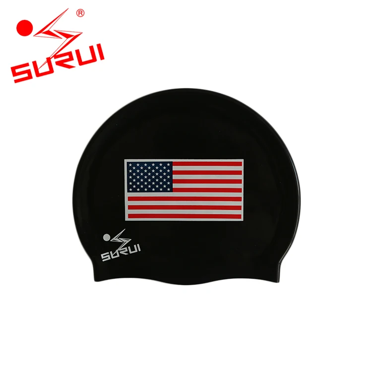 Custom Logo 100% Silicone Best Swimming Caps for Kids