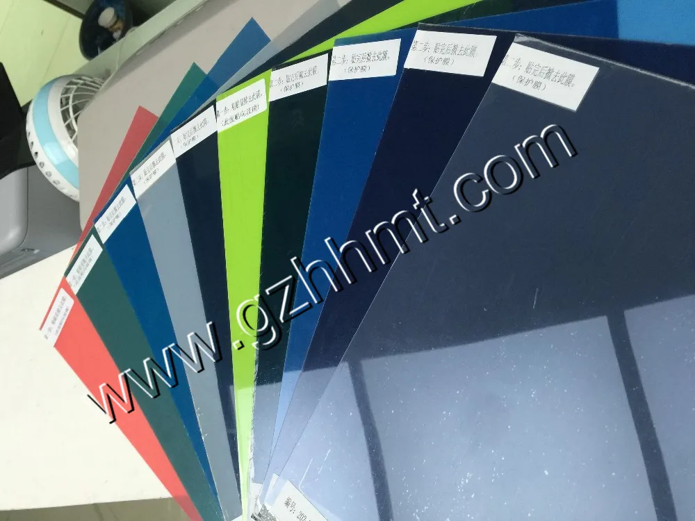 الملونة ذكي عالية السلامة الذكية فيلم قابل للتعديل تينت لبناء الزجاج