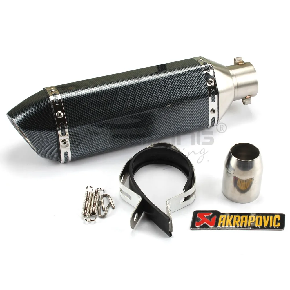 Universal Motorcycle exhaust Modified Scooter Akrapovic Exhaust Muffle