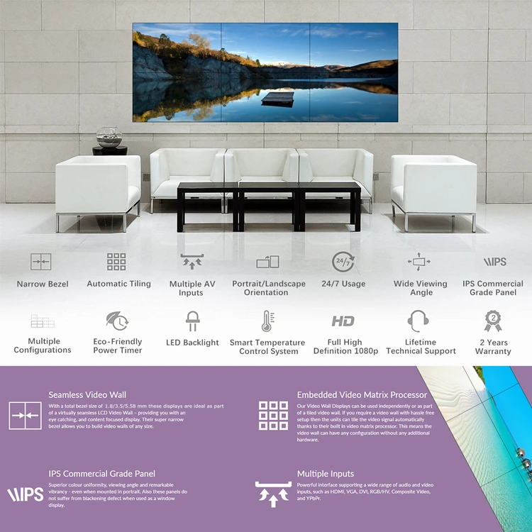 wall mount   tv wall mount led display\tdigital signage Kiosk touch screen monitor\t\t chinese xx videos hd full color led display