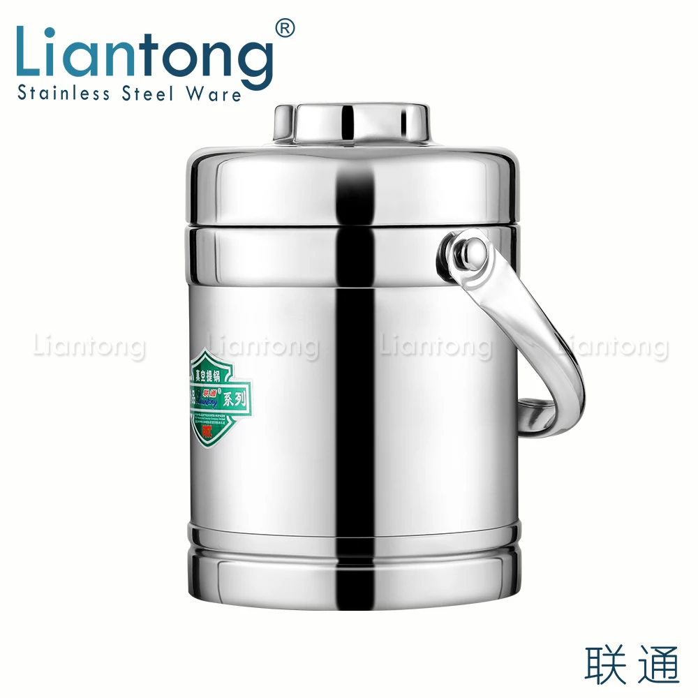 
Liantong 1.2L 1.4L 1.6L 1.8L 2.0L stainless steel portable insulated thermal vacuum hot food warmer container bento box carrier 