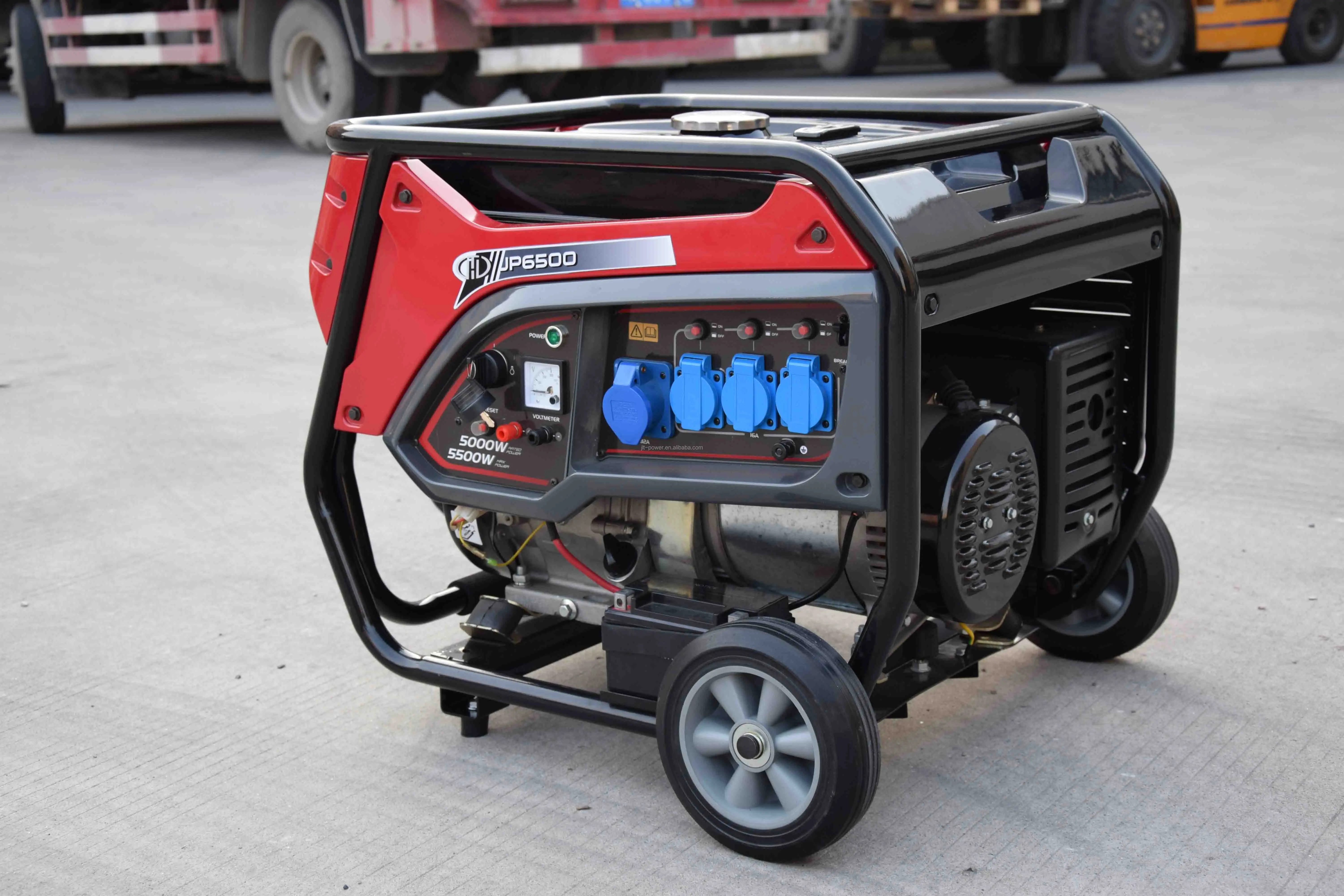 Power Energy Generating 5kw Portable Gasoline Generator House Hold Used