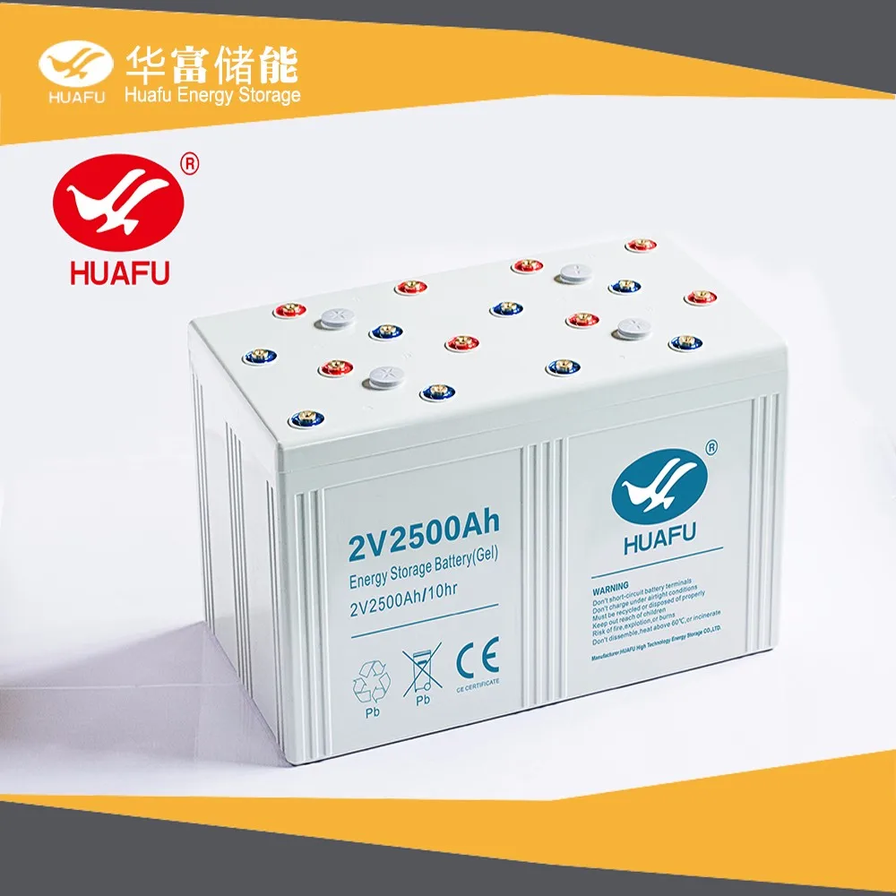 Huafu 3000ah Vrla Battery Solar Agm 2 Volt Solar Batteries - Buy Solar ...