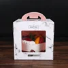 Professional Marble Box Cake Wedding Paper Tall Cake Box