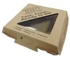Custom printing cheap corrugated burger box with window