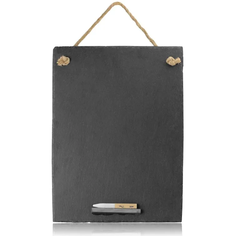 House Shaped Natural Slate Memo Board Writing Tablet Buy Slate