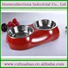 Elevated Double Dog Bowl Feeder Raised Stand Food Water Pet Tray Dish Off Ground