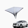 ABS Chrome Spoiler Rear window Side Triangle sticker Cover For 2016 -2017 Accessory KX5 Sportage