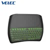 2019 high efficiency D08 backlit rechargeable mini 2.4g wireless keyboard