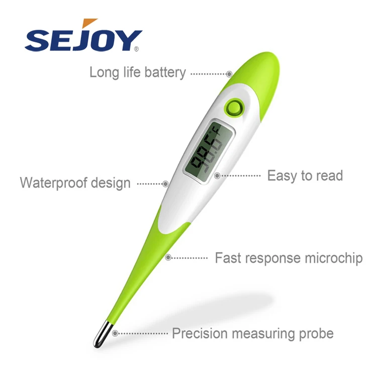 Stainless Steel Probe Waterproof Large Digital Rectal Thermometer Buy