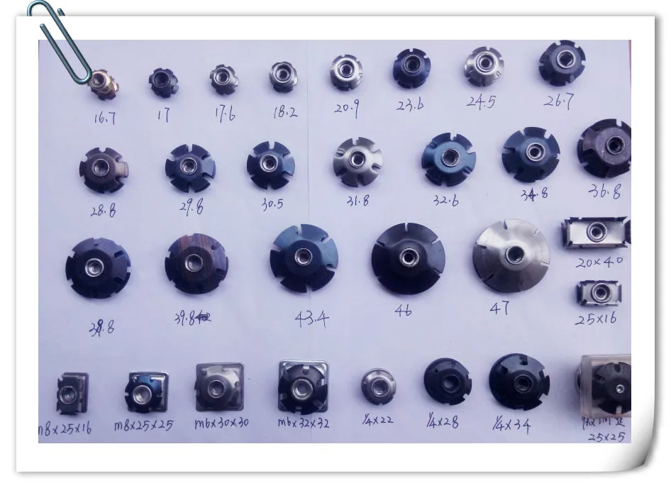 Square Tube Insert Pipe Fittings Star Nut Crown steel Nuts for