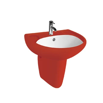 Small Sinks For Bathrooms Red Color Pedestal Basin Art Color Wash Basin Buy Art Color Wash Basin Red Color Pedestal Basin Small Sinks For Bathrooms
