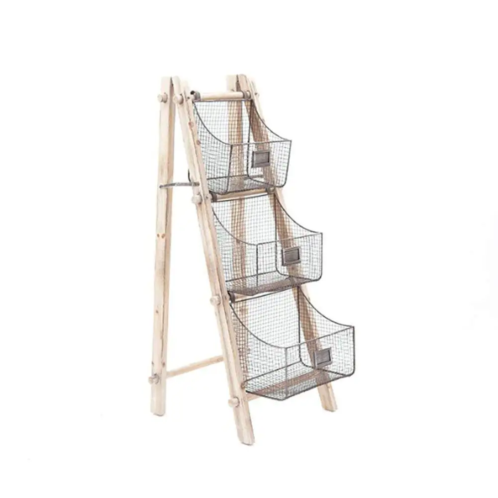 outdoor ladder shelf