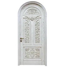 القديمة العتيقة مركبات الخشب البلاستيكية مغلفة الأبيض عادي باب خشبي للحمام