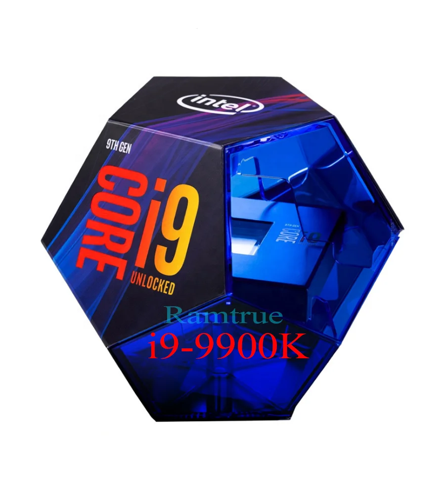 Desktop Intel Original Box Package Cpu Core I9 9900k Cpu - Buy Box 