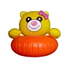 small bear inflatable lounger sofa comfortable recliner floating row seat single sofa
