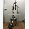 New type glass distillation column pot still alcohol distiller with gin basket for sale