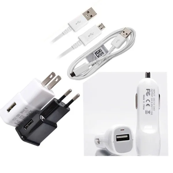 new innovative products 2016 EU/US/AU USB Wall Charger+ USB Car Charger+Micro USB Cable for Iphone 5 6 samsung a9 pro nexus 6P