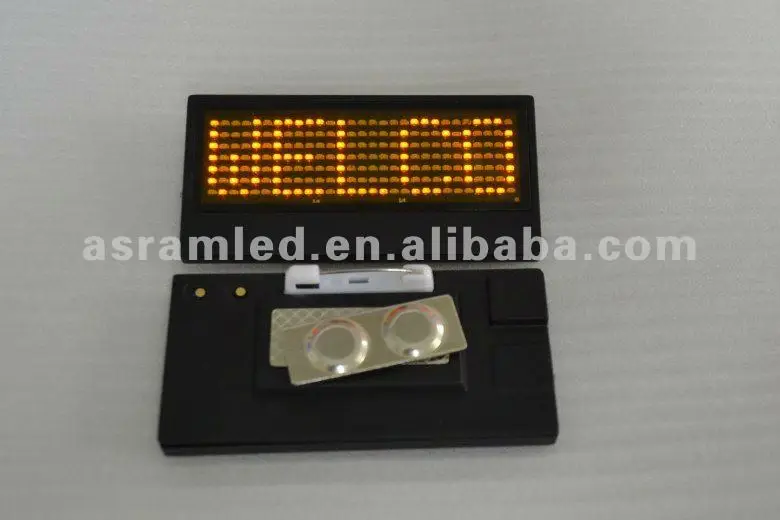Mini Scrolling Led Name Badge Sign Display Led Name Tag/ Led Name Badge