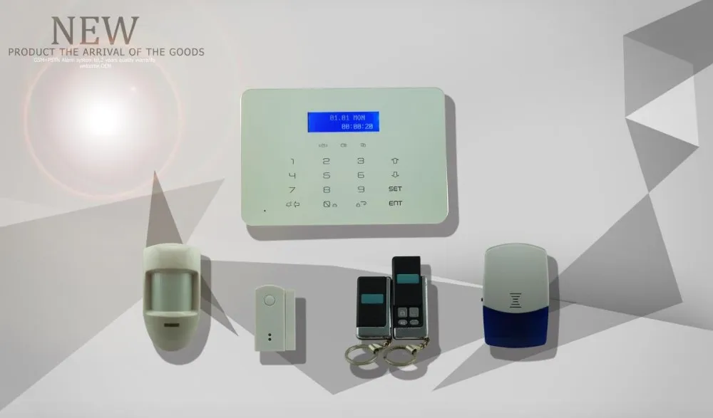 Eb838dl Gsm & Pstn Battery Powered Wireless Auto Dial Alarm System