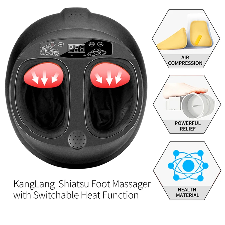 Hot sale vibrator infrared electronic air pressure deep shiatsu foot massager