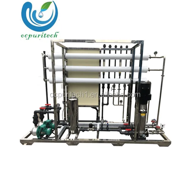 1500lph industrial ro system water purifier