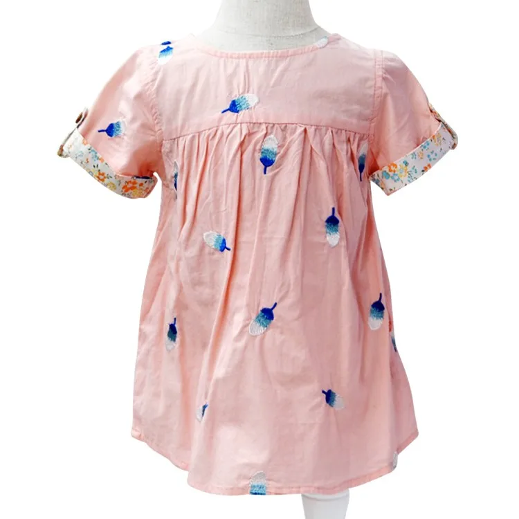Latest Design Baby Girls Top Kids Short Sleeves Shirt Wholesale Girls ...