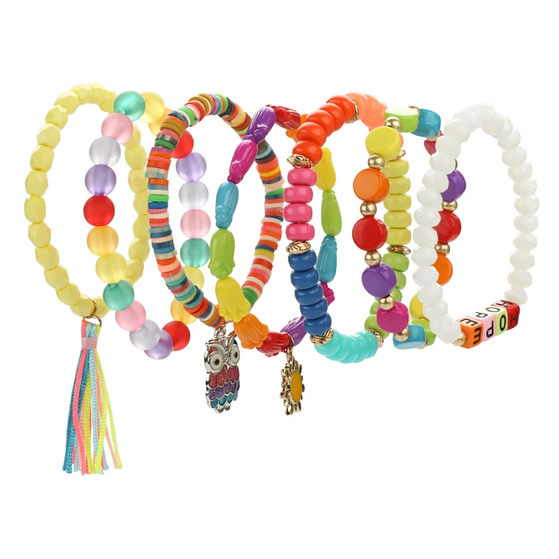 Assorted Plastic Iridescent Bead Bracelets Buy Bead Bracelets,Plastic