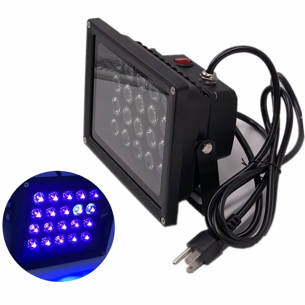 110v 20w Uv Ultra Violet High Power Led Flood Lamp For Curing Glue