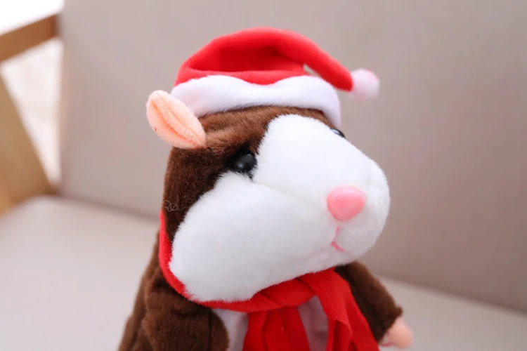 talking hamster christmas toy