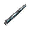 19 inch 1U Amp 24 Port Cat6 Patch Panel